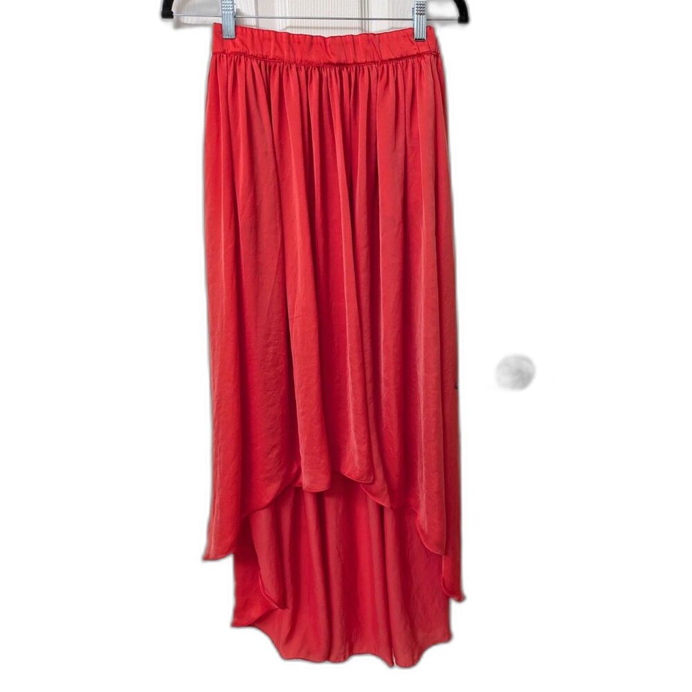 Zara Basic Sheer High Low Skirt | Size Med